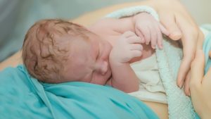 A stock photo of a newborn baby. New research suggests more women in B.C. are choosing to have repeat Caesarean sections, and not necessarily for health reasons. (nata-lunata/Shutterstock)