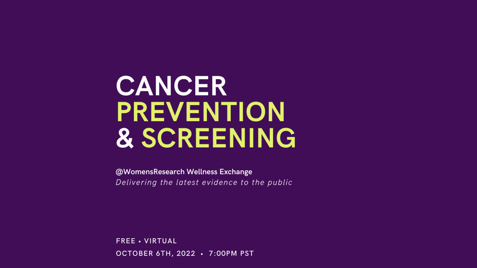 Women's Health Research Institute